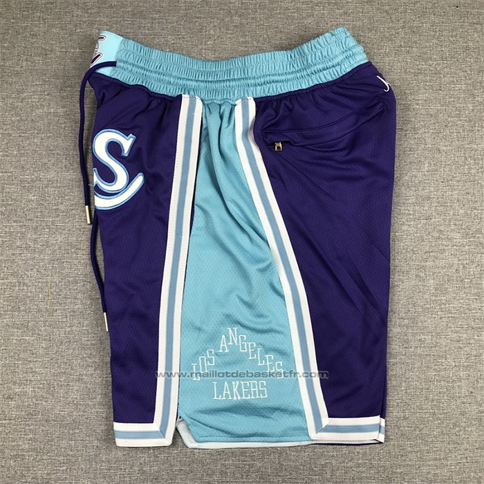 Short Los Angeles Lakers Ville Just Don 2021-22 Volet